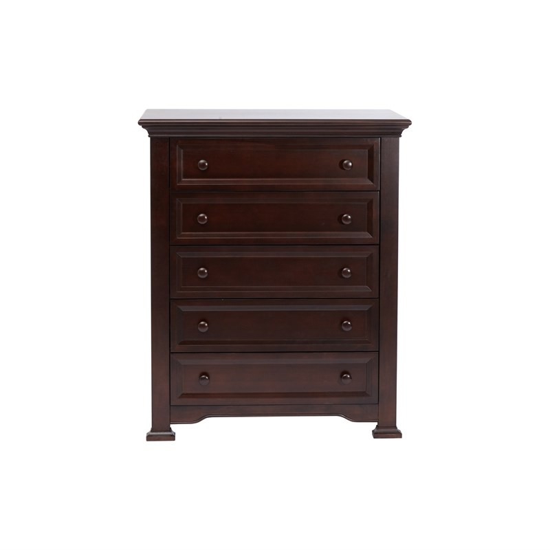 Centennial Medford 5-Drawer Traditional Wood Chest in Espresso