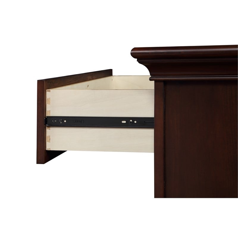 Centennial Medford 5-Drawer Traditional Wood Chest in Espresso