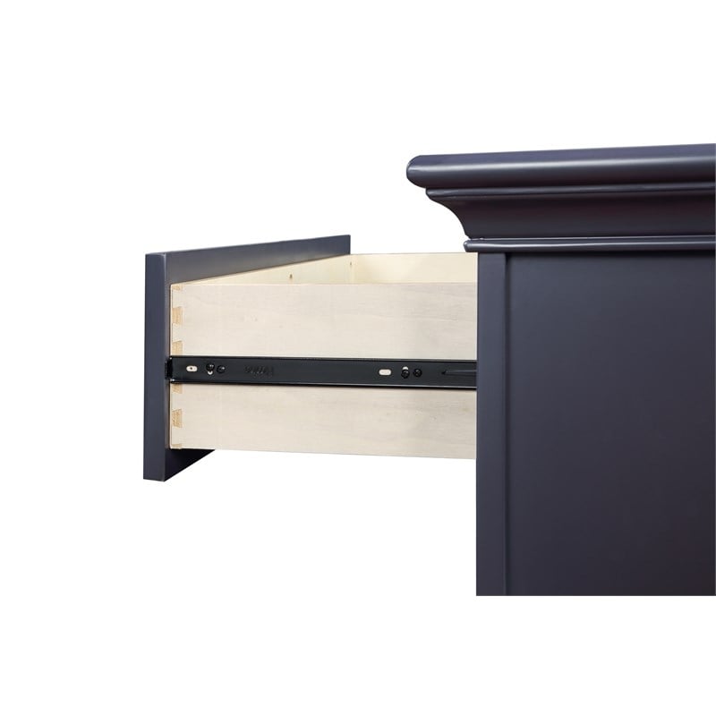 Centennial Medford 5-Drawer Traditional Wood Chest in Mystic Blue