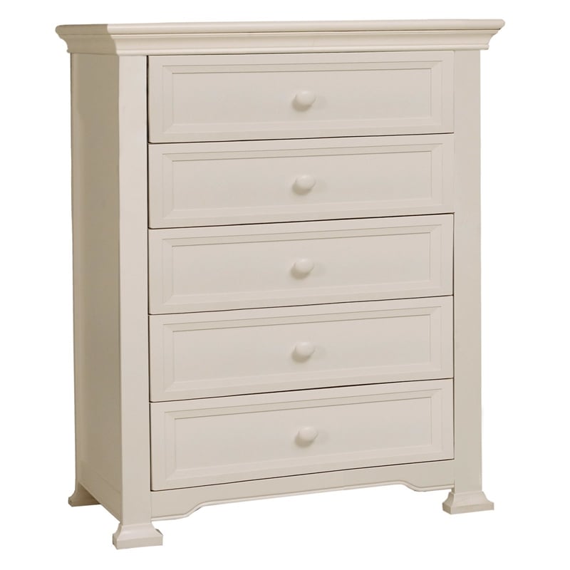 Centennial Medford 5-Drawer Traditional Wood Chest in White Finish