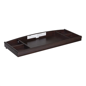 Centennial Medford Traditional Wood Changing Station in Espresso