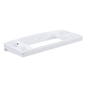 Centennial Medford Traditional Wood Changing Station in White