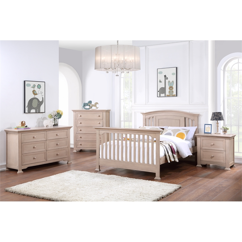 Centennial Medford Traditional Wood Nightstand in Sandy Beach