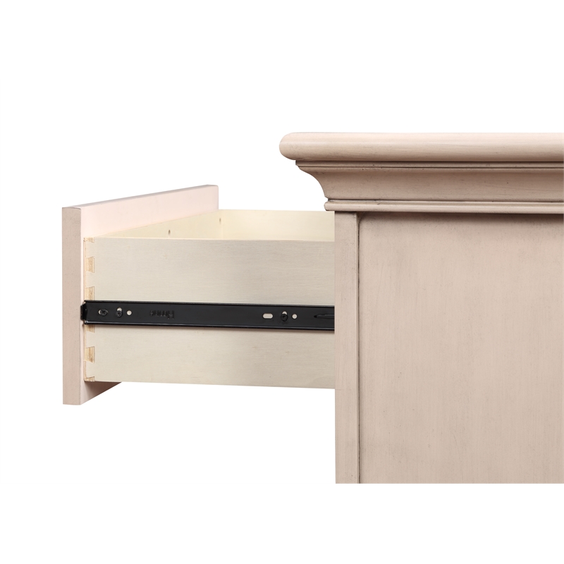 Centennial Medford Traditional Wood Nightstand in Sandy Beach