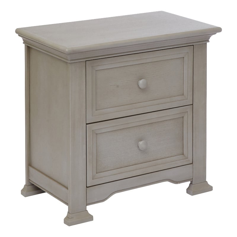 Centennial Medford Traditional Wood Nightstand in Vintage Gray