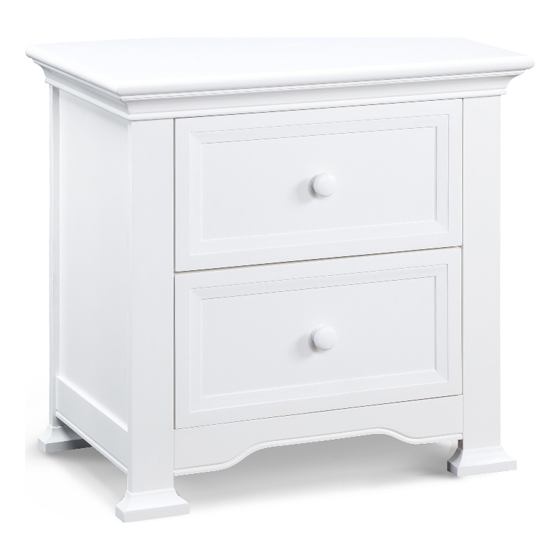 Centennial Medford Traditional Wood Nightstand in White Finish