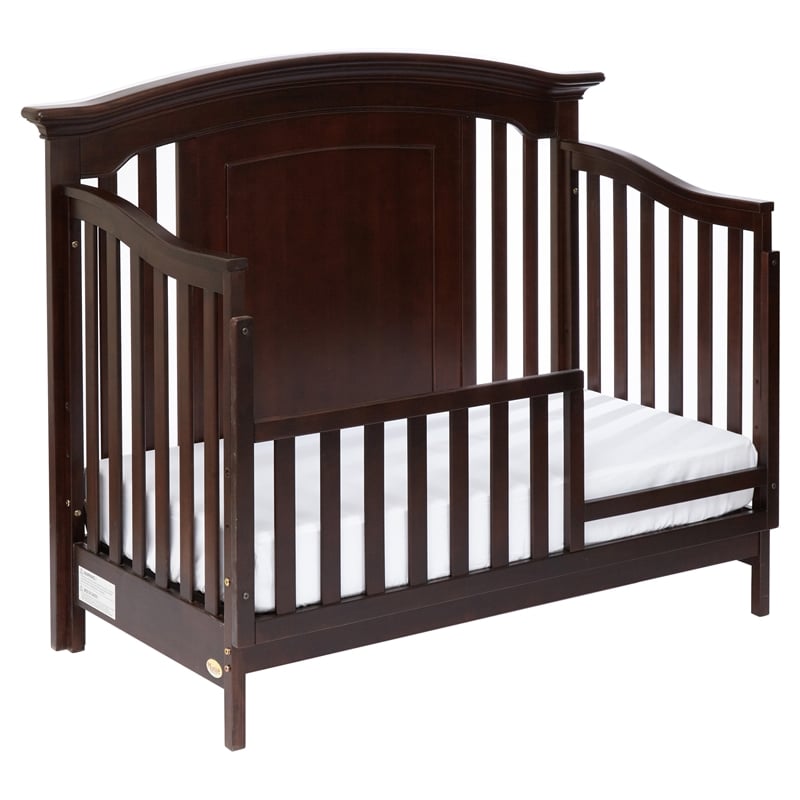 Centennial Medford Traditional Wood Toddler Guard Rail in Espresso