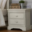 Kingsley Amherst Traditional Wood Nightstand in Antique White