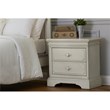 Kingsley Amherst Traditional Wood Nightstand in Antique White
