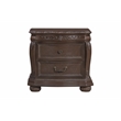 Kingsley Wessex 2 Drawer Nightstand Euro Truffle