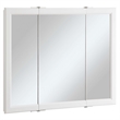 Wyndham 36-Inch Wood Medicine Cabinet in White