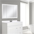 Wyndham 36-Inch Wood Medicine Cabinet in White