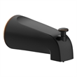 Slip-On Metal Tub Diverter Spout in Oil-Rubbed Bronze