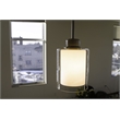 Olso Stainless Steel Chandelier in Satin Silver Nickel 3-Light