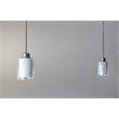 Olso Stainless Steel Chandelier in Satin Silver Nickel 3-Light