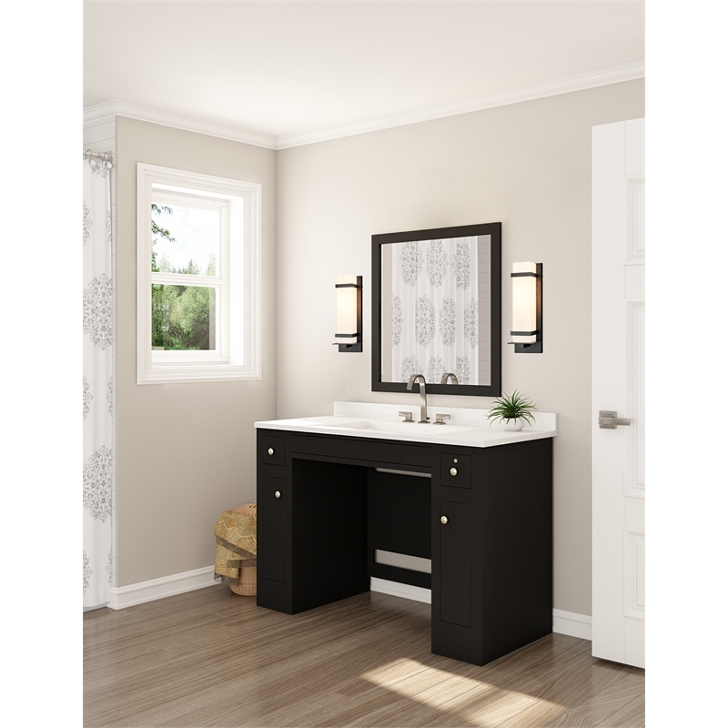 Davis Contemporary Modern Indoor/Outdoor Metal Wall Light in Matte Black
