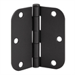 Stainless Steel Door Hinge in Matte Black 3.5-Inch 3-Pack