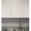 Portico 3.8-Inch Center-to-Center Stainless Steel Silver Cabinet Pulls in 5-Pack