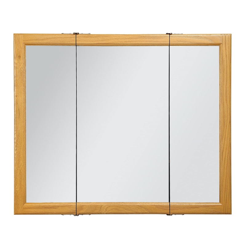 Claremont Wood Medicine Cabinet in Honey Oak 36-Inch