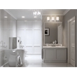Penn Stainless Steel Vanity Light in Silver Satin Nickel 3-Light