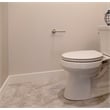 Graz Modern Silver Metal Toilet Paper Holder in Satin Nickel