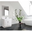 Wyndham 2-Door Ready to Assemble Wood Vanity Base in White 30-Inch