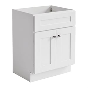 Brookings 30&quot Bathroom Unassembled Wood Vanity w/o Top Sherwin Williams White