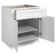 Brookings Ready to Assemble Wood Cabinet in White 30 x 24 x 34.5 Inches
