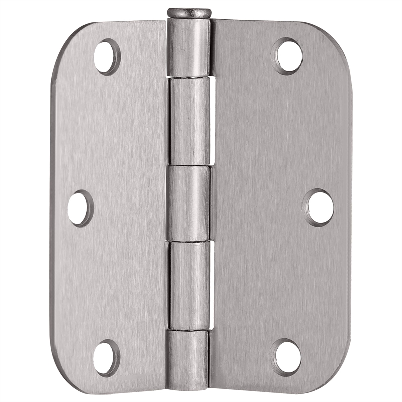 3.5-Inch Stainless Steel Door Hinges in Silver Satin Nickel 10-Pack