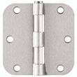 3.5-Inch Stainless Steel Door Hinges in Silver Satin Nickel 10-Pack
