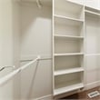 Adjustable Stainless Steel Closet Rod in White 72-Inch to 120-Inch