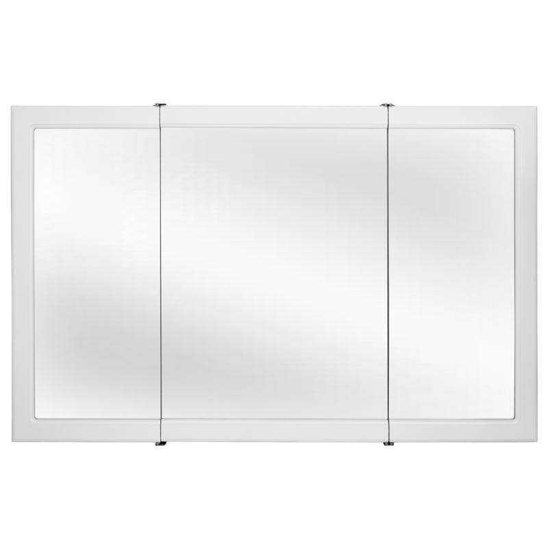 Concord 48-Inch Wood Medicine Cabinet in White Gloss