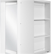 Concord 48-Inch Wood Medicine Cabinet in White Gloss