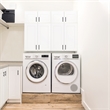 Brookings Ready to Assemble Wood Cabinet in White 48-Inch by 24 x 34.5