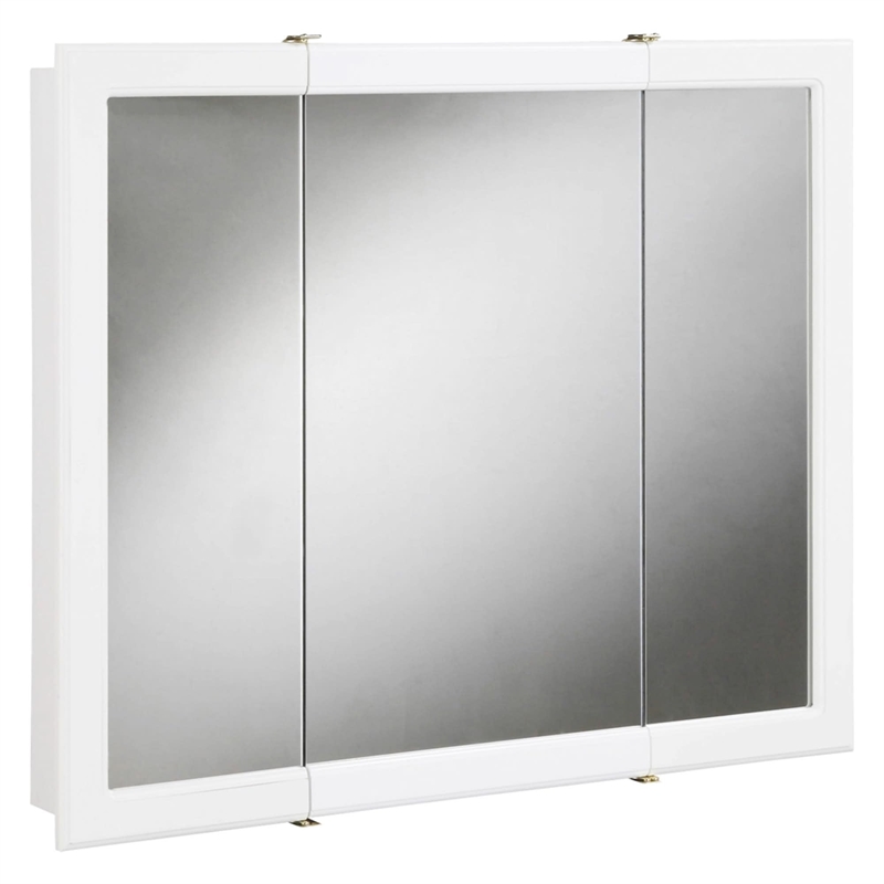 Concord 30-Inch Wood Medicine Cabinet in White Gloss