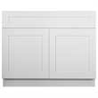 Brookings Ready to Assemble Wood Cabinet in White 42-in by 24-in by 34.5-in