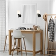 Shorewood Wall Mounted Bathroom Vanity Mirror 24-Inch Wood Framed in White