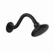 Oakmont 2-Handle Brass Shower Trim with Valve in Matte Black