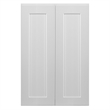 Brookings Ready to Assemble Wall Wood Cabinet White 24-Inch by 36-Inch