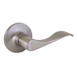 Stratford Silver Satin Nickel Metal Closet Door Lever