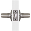Stratford Silver Satin Nickel Metal Closet Door Lever