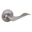 Stratford Silver Satin Nickel Metal Closet Door Lever