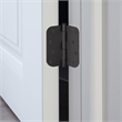 Radius 8-Hole Door Hinge in Stainless Steel Matte Black 10-Pack
