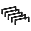 Portico 3.8-Inch Center-to-Center Stainless Steel Cabinet Pulls in Matte Black