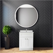 Brookings Ready to Assemble Wood Vanity w/o Top-Sherwin Williams-White 24-Inch