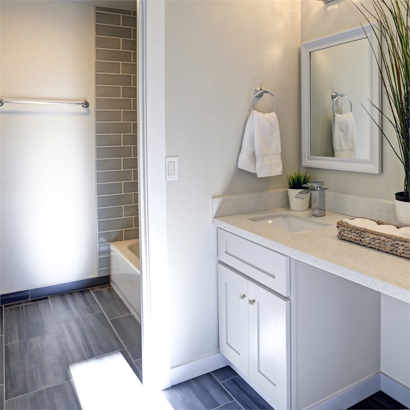 Brookings Ready to Assemble Wood Vanity w/o Top-Sherwin Williams-White 24-Inch