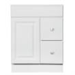 Wyndham 24-Inch 1-Door Unassembled Bathroom Wood Vanity Without Top in White