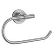 Geneva Metal Towel Ring in Silver Satin Nickel