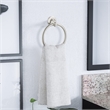 Alta Bay Metal Towel Ring in Brushed Silver Nickel