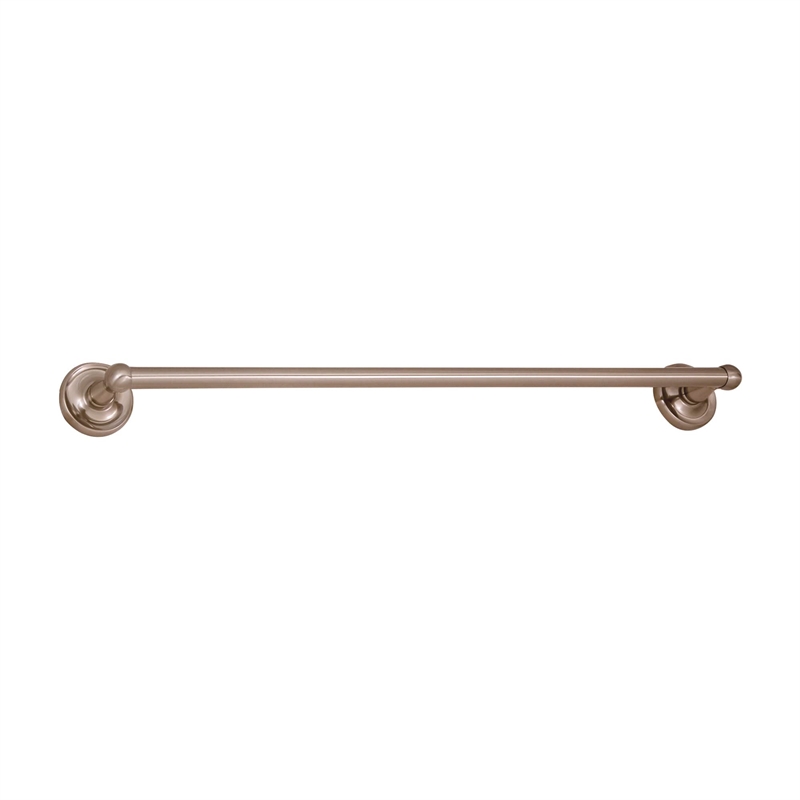 Design House San Martin 24-Inch Metal Towel Bar in Brushed Nickel/Silver